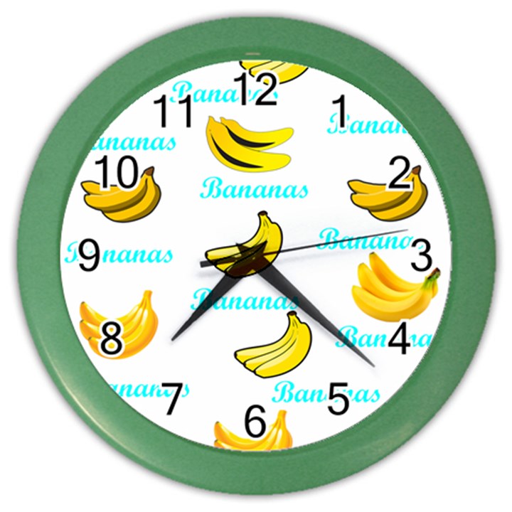 Bananas Color Wall Clocks