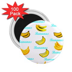 Bananas 2 25  Magnets (100 Pack)  by cypryanus