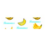 Bananas Satin Scarf (Oblong) Front