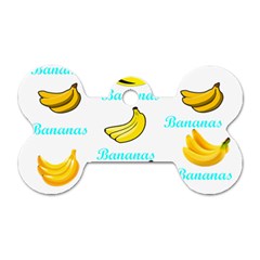 Bananas Dog Tag Bone (two Sides)