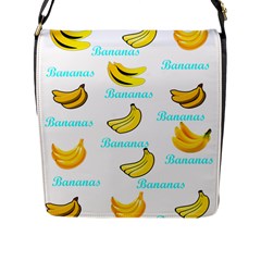 Bananas Flap Messenger Bag (l)  by cypryanus