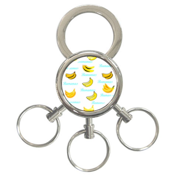 Bananas 3-Ring Key Chains