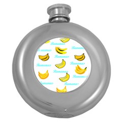 Bananas Round Hip Flask (5 Oz) by cypryanus