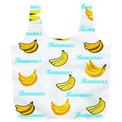 Bananas Full Print Recycle Bags (l)  by cypryanus