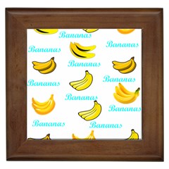 Bananas Framed Tiles by cypryanus