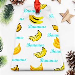 Bananas Bell Ornament (two Sides) by cypryanus