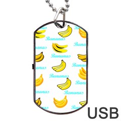 Bananas Dog Tag Usb Flash (one Side) by cypryanus