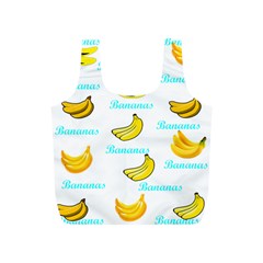 Bananas Full Print Recycle Bags (s)  by cypryanus