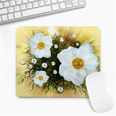 Summer Anemone Sylvestris Large Mousepads by Nexatart