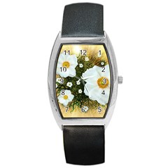 Summer Anemone Sylvestris Barrel Style Metal Watch