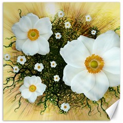 Summer Anemone Sylvestris Canvas 16  X 16  