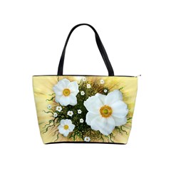 Summer Anemone Sylvestris Shoulder Handbags by Nexatart