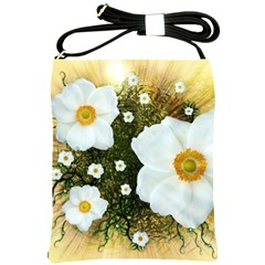 Summer Anemone Sylvestris Shoulder Sling Bags by Nexatart