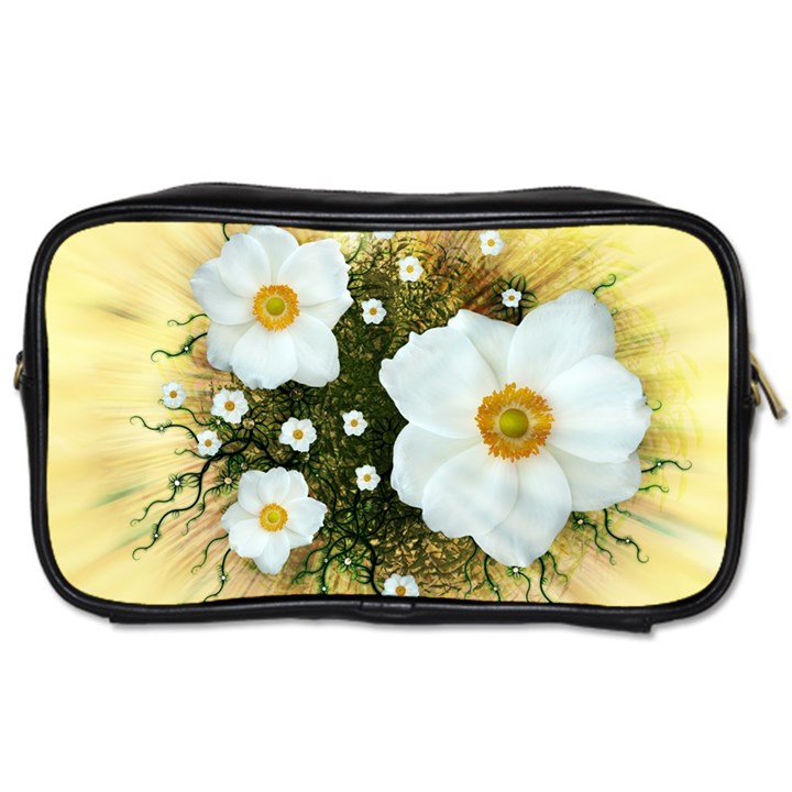 Summer Anemone Sylvestris Toiletries Bags