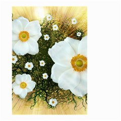 Summer Anemone Sylvestris Small Garden Flag (two Sides) by Nexatart