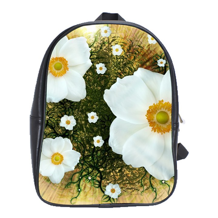 Summer Anemone Sylvestris School Bag (XL)