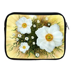 Summer Anemone Sylvestris Apple Ipad 2/3/4 Zipper Cases by Nexatart