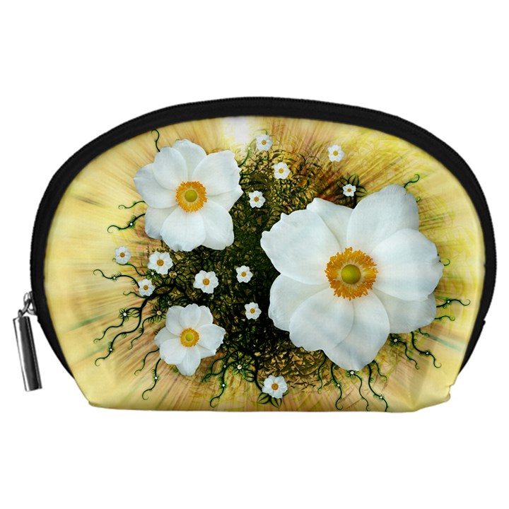 Summer Anemone Sylvestris Accessory Pouches (Large) 