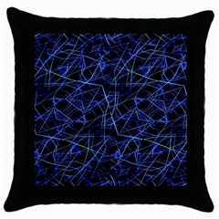 Galaxy Linear Pattern Throw Pillow Case (black) by dflcprints