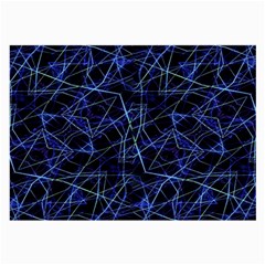 Galaxy Linear Pattern Large Glasses Cloth (2-side) by dflcprints