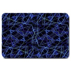 Galaxy Linear Pattern Large Doormat  by dflcprints