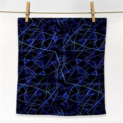 Galaxy Linear Pattern Face Towel by dflcprints