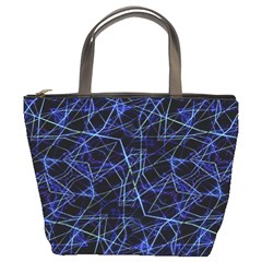 Galaxy Linear Pattern Bucket Bags by dflcprints