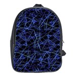 Galaxy Linear Pattern School Bag (Large) Front