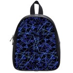 Galaxy Linear Pattern School Bag (Small) Front