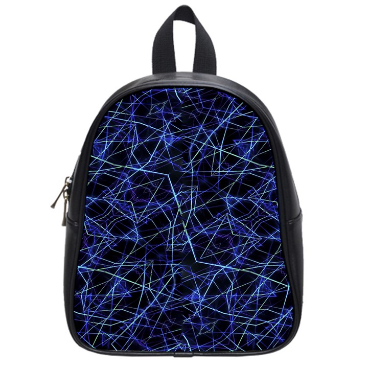 Galaxy Linear Pattern School Bag (Small)