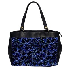 Galaxy Linear Pattern Office Handbags (2 Sides)  by dflcprints