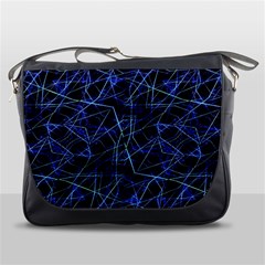 Galaxy Linear Pattern Messenger Bags by dflcprints