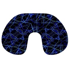 Galaxy Linear Pattern Travel Neck Pillows by dflcprints