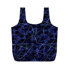 Galaxy Linear Pattern Full Print Recycle Bags (m)  by dflcprints