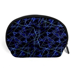 Galaxy Linear Pattern Accessory Pouches (large)  by dflcprints