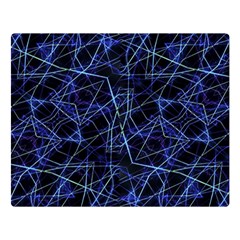 Galaxy Linear Pattern Double Sided Flano Blanket (large)  by dflcprints