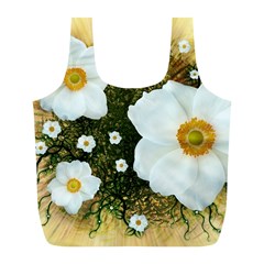 Summer Anemone Sylvestris Full Print Recycle Bags (l)  by Nexatart