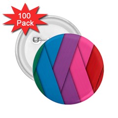 Abstract Background Colorful Strips 2 25  Buttons (100 Pack)  by Nexatart