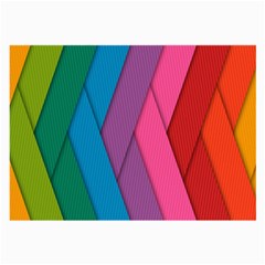 Abstract Background Colorful Strips Large Glasses Cloth by Nexatart