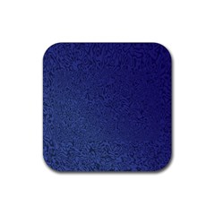 Fractal Rendering Background Blue Rubber Coaster (square)  by Nexatart