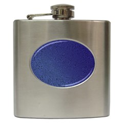 Fractal Rendering Background Blue Hip Flask (6 Oz) by Nexatart