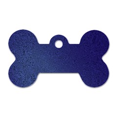 Fractal Rendering Background Blue Dog Tag Bone (two Sides) by Nexatart