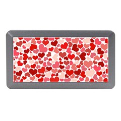 Abstract Background Decoration Hearts Love Memory Card Reader (mini) by Nexatart