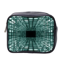 Abstract Perspective Background Mini Toiletries Bag 2-side by Nexatart