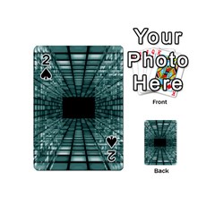 Abstract Perspective Background Playing Cards 54 (mini) 