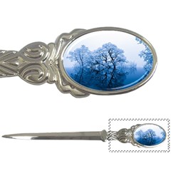 Nature Inspiration Trees Blue Letter Openers