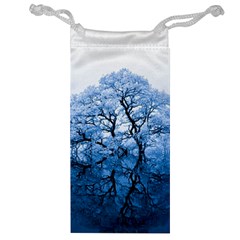 Nature Inspiration Trees Blue Jewelry Bags