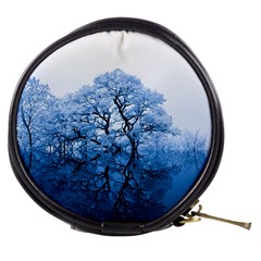 Nature Inspiration Trees Blue Mini Makeup Bags