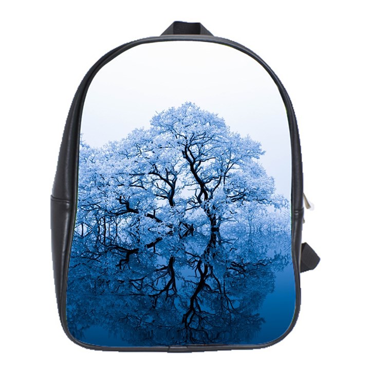 Nature Inspiration Trees Blue School Bag (Large)