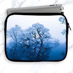 Nature Inspiration Trees Blue Apple Ipad 2/3/4 Zipper Cases by Nexatart